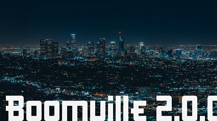 Boomville ver. 2 Font