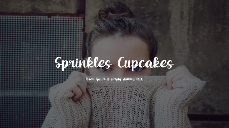 Sprinkles Cupcakes Font