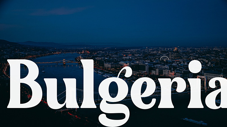Bulgeria Font