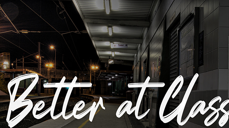Better at Class Font