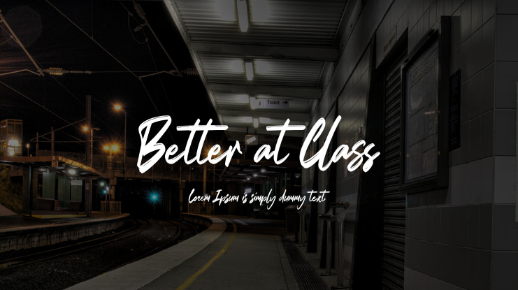 Better at Class Font