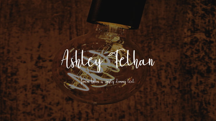 Ashley Felhan Font