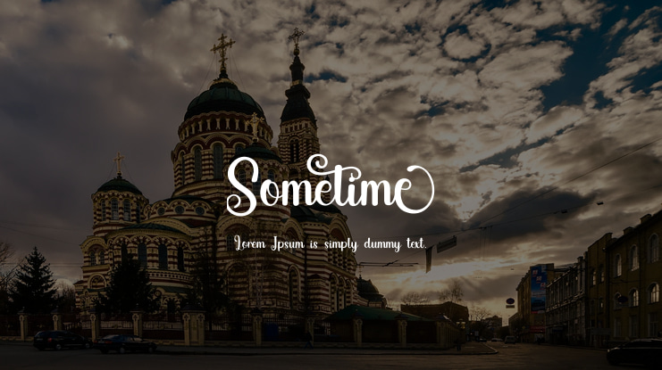 Sometime Font