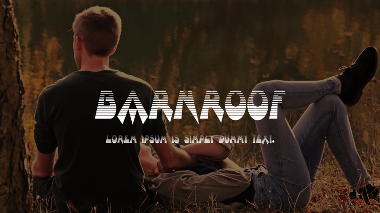 Barnroof Font