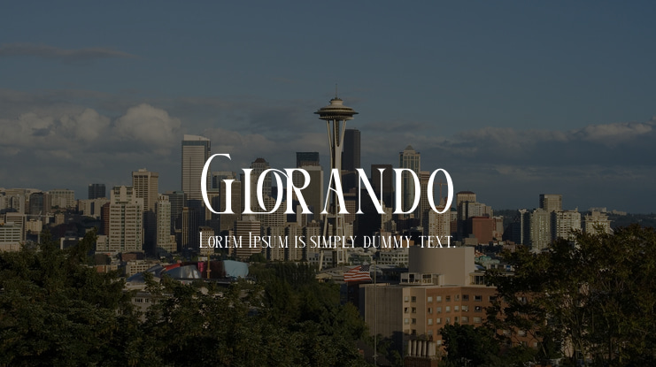Glorando Font