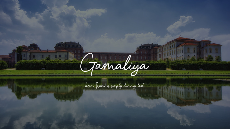 Gamaliya Font