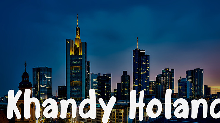 Khandy Holand Font