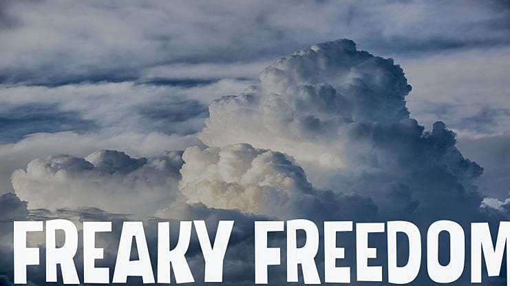 Freaky Freedom Font