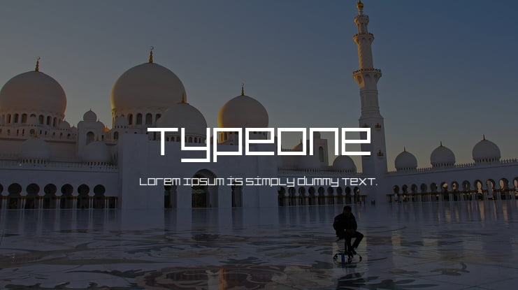 TypeOne Font