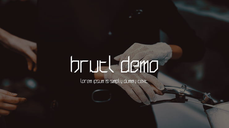 brutl demo Font