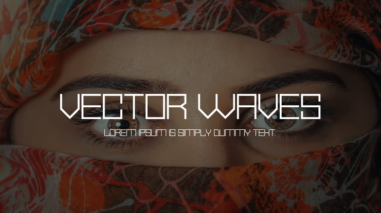 Vector Waves Font