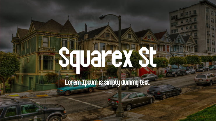 Squarex St Font