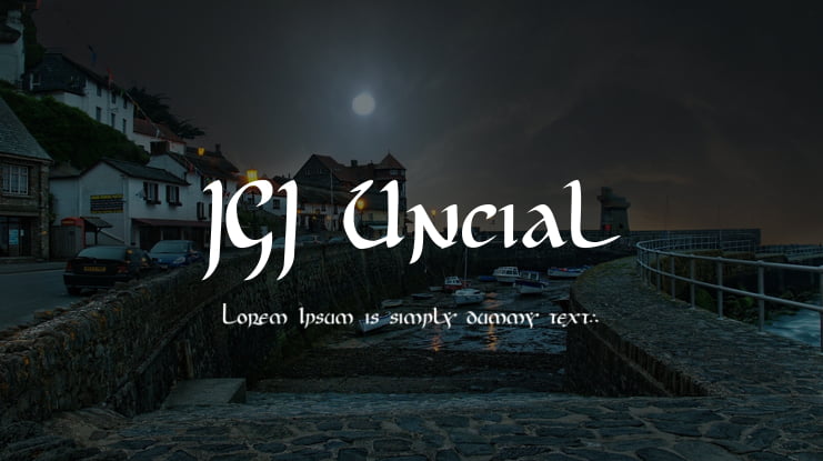 JGJ Uncial Font Family