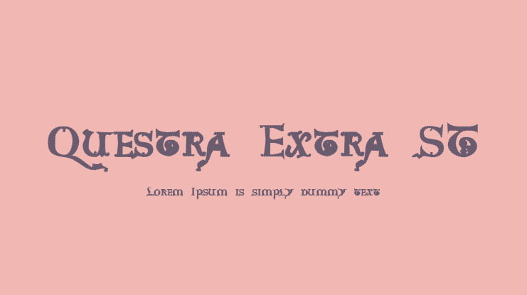 Questra Extra ST Font