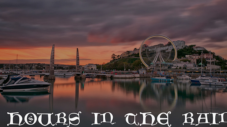 Hours in the Rain Font