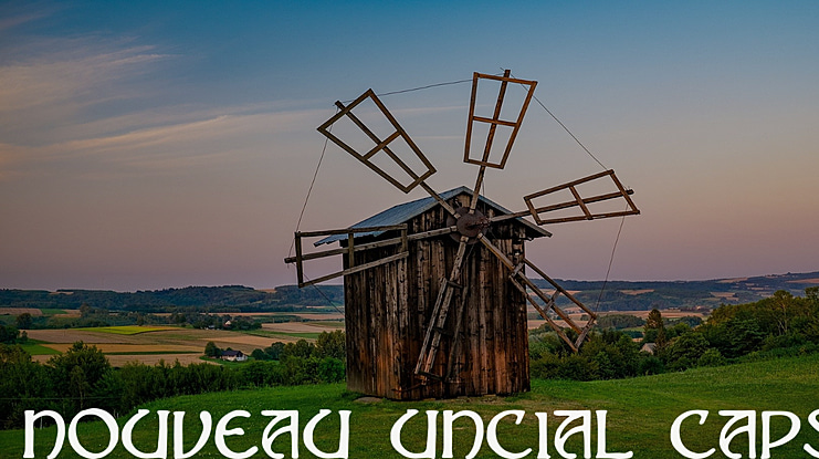 Nouveau Uncial Caps Font