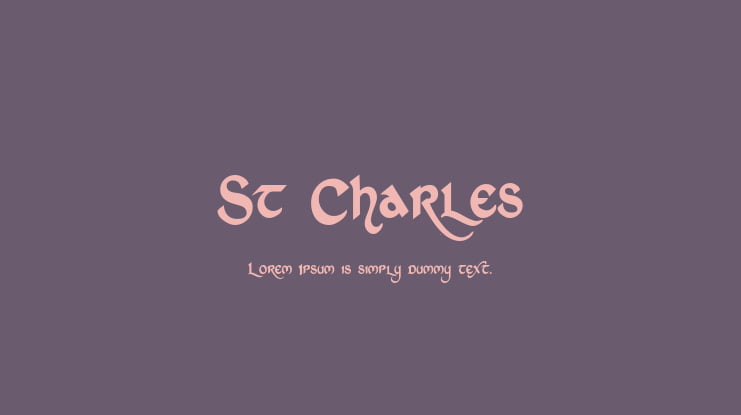 St Charles Font Family