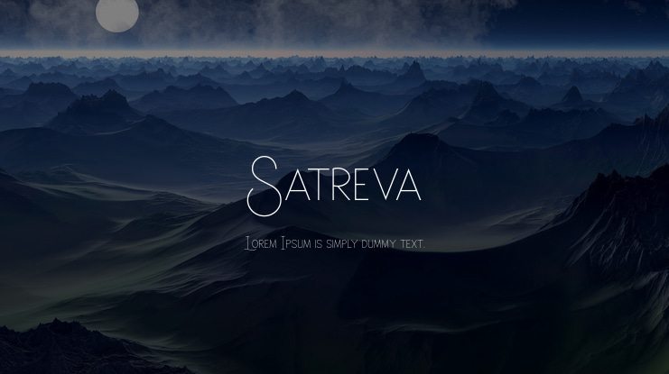 Satreva Font