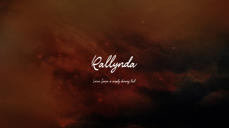 Rallynda Font