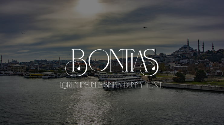 Bontias Font