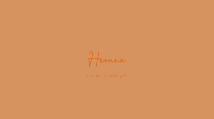 Hevana Font