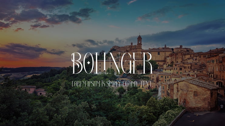 Bolinger Font
