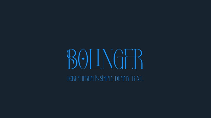 Bolinger Font