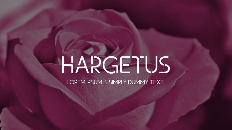 Hargetus Font