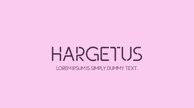Hargetus Font