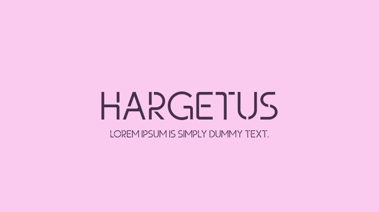 Hargetus Font