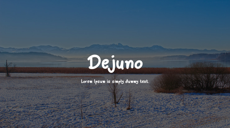 Dejuno Font