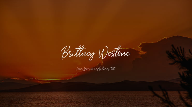 Brittney Westone Font