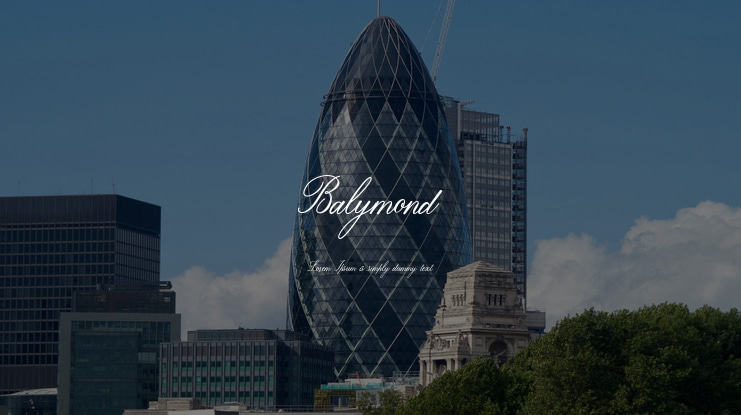 Balymond Font