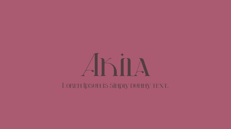 Akila Font