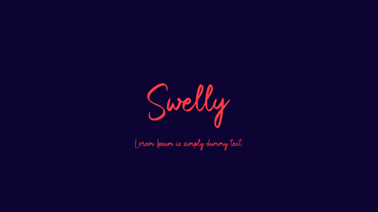 Swelly Font