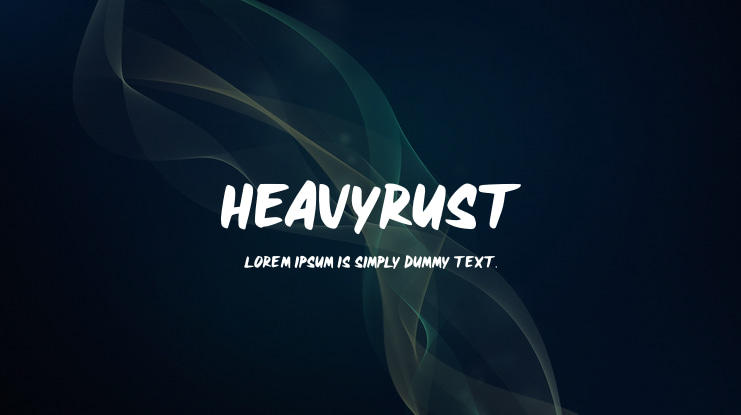 HEAVYRUST Font Family