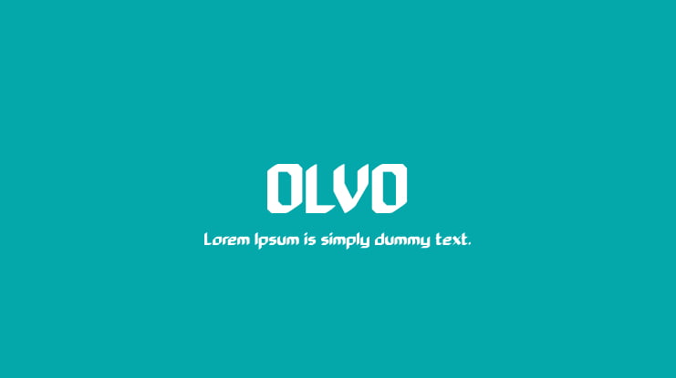 OLVO Font