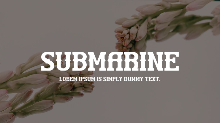 SUBMARINE Font