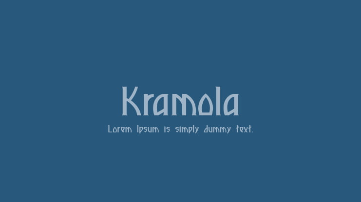 Kramola Font