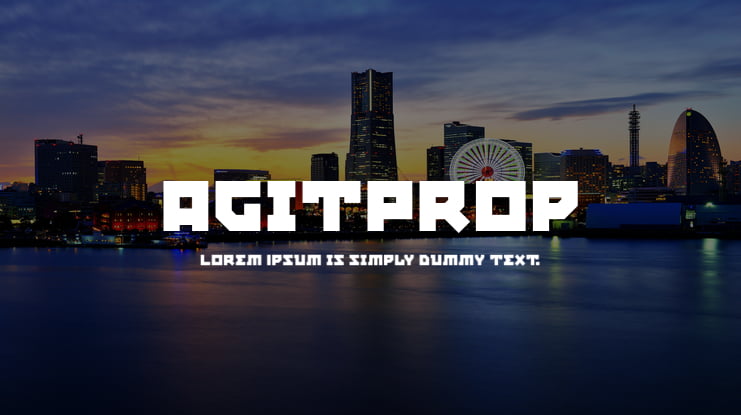 AgitProp Font