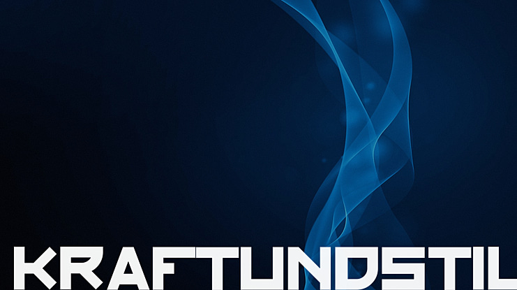 KraftUndStil Font
