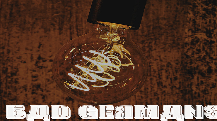 Bad Germans Font Family