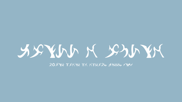 Drenn_s_Runes Font