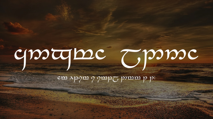 Tengwar_Eldanaro Font Family