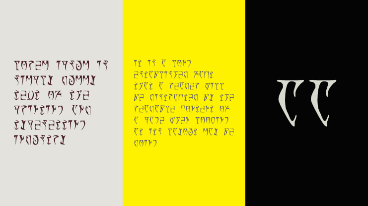 Runes - The elder scroll Font