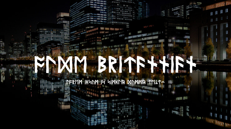 Olde Britannian Font