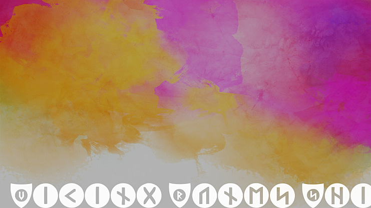 Viking Runes Shields Font