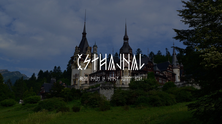 esthajnal Font