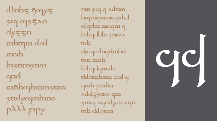 Tengwar Elfica Font Family