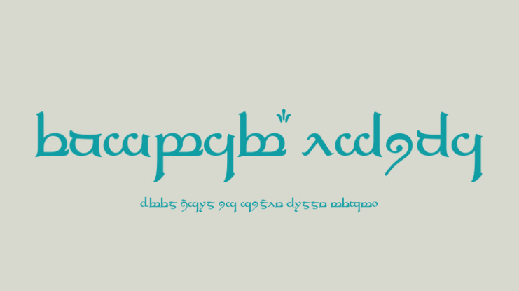 Tengwar Elfica Font Family